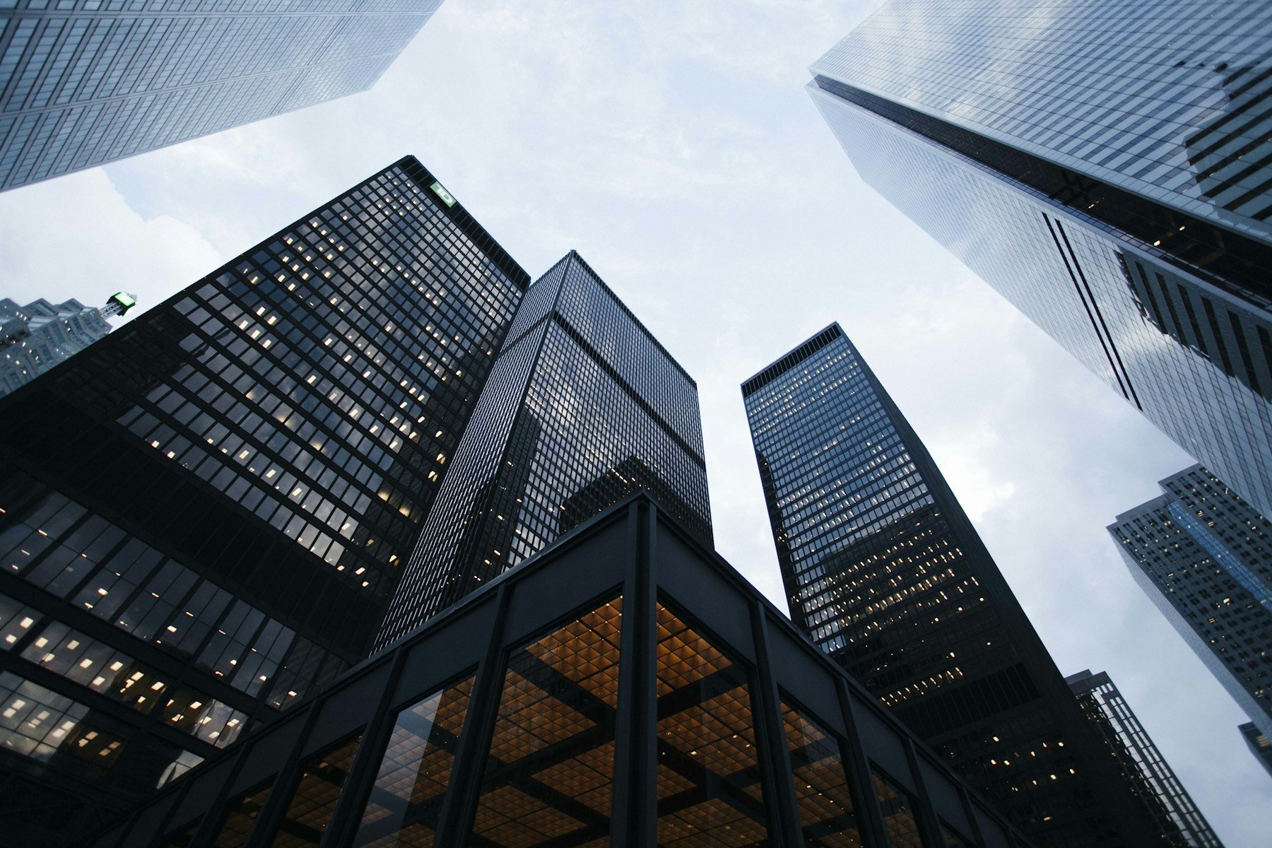 Toronto's financial district skyline — the infrastructure that backs the platform